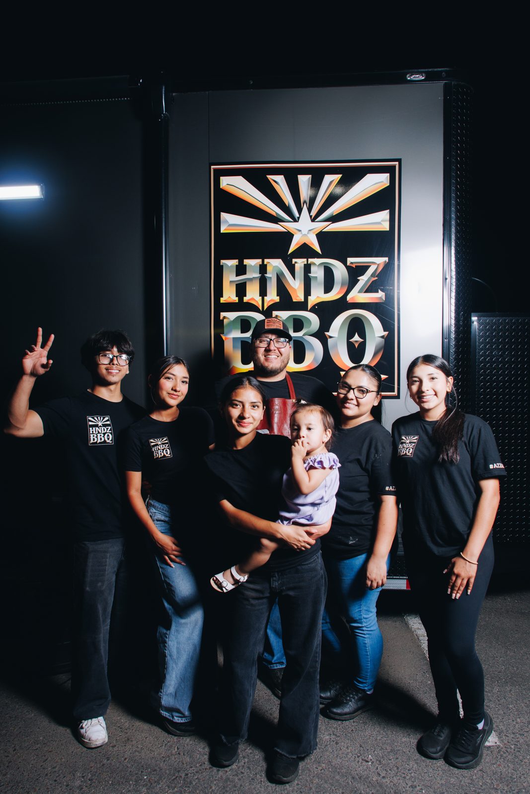 HNDZ BBQ team catering an event